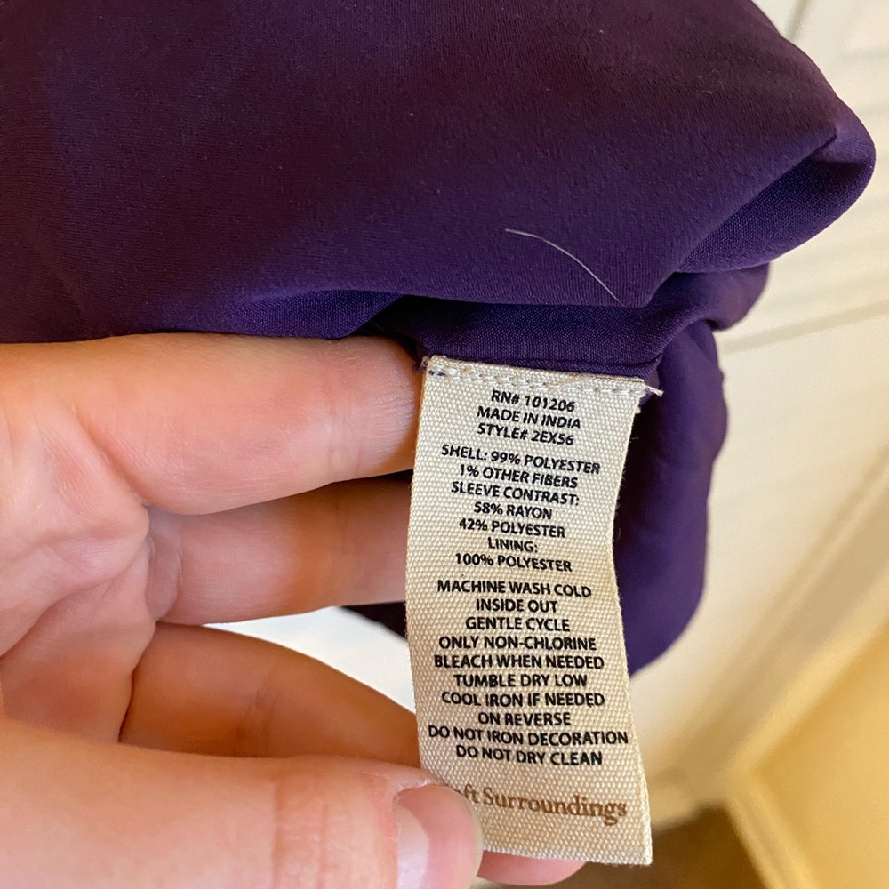 Soft Surroundings Beaded Patchwork Tunic Top Medi… - image 7